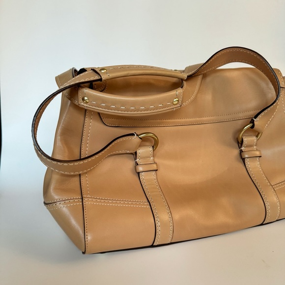 Coach Hampton Large Leather Satchel - Picture 3 of 6